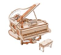 Robotime ROKR Magic Piano 3D Wooden Puzzle Building Toys 14 x 17 x 16.7 cm 1PC