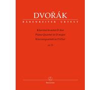 Piano Quartet in D major Op.23 (Score & Parts), Antonín Dvorák
