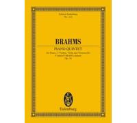 Piano Quintet F minor op. 34 Study score piano, 2 violins, viola and cello Brahm