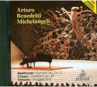 Piano Recital Vatican 1986: Beethoven, Chopin, Debussy / Michelangeli By Michelangeli (0001-01-01)