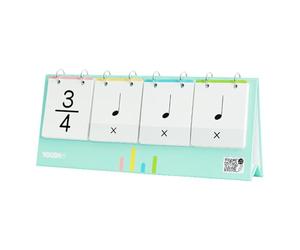 Piano Rhythm Cards - Music Note Training Tool, Interactive Learning Memory Cards, Easy to Use Educational Instrument, Compact Music Theory Aid, Accessory