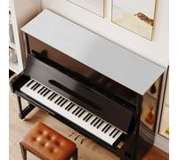 Piano Runner Customizable Size PVC Leather Piano Runner Mat, Piano Top Cover with Non-Slip Backing, Upright Pianos Mat for TV Cabinet Easy to Cut(Style-1,35x150cm)