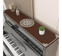 Piano Runner Leather 8 12 16 18 Inch Wide, TV Console & Party Decor/American Home Essentials/Versatile Use/Bedroom Dresser/Outdoor Patio Decor(Style-2,12x56in)