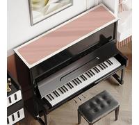 Piano Runner Multiple Colors PVC Leather Piano Runner Mat, Customizable Size Piano Protection Mat Easy To Clean, Green Pink Bule Brown Water Proof & Anti-slip Upright Pianos Top Pad(Style-2,30x160cm)
