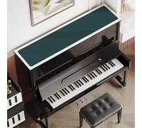 Piano Runner Multiple Colors PVC Leather Piano Runner Mat, Customizable Size Piano Protection Mat Easy To Clean, Green Pink Bule Brown Water Proof & Anti-slip Upright Pianos Top Pad(Style-1,25x190cm)
