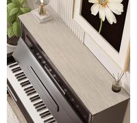 Piano Runner Wood Grain Piano Runner Instrument Mat, 25 CM Wide Waterproof Non-Slip Table Runner for Dresser/TV Cabinet, Musical Instruments Top Protector Covers(Style-3,25x270cm)