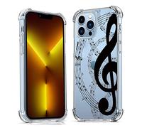 Piano Score for iPhone 13 Pro Max Case,Aesthetic Music Note Case for Girl Women Men,Unique Trendy Cute TPU Bumper Case for iPhone 13 Pro Max