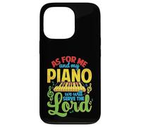 Piano Serve The Lord Christian Piano Player Pianist Keyboard Case for iPhone 13 Pro