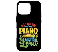 Piano Serve The Lord Christian Piano Player Pianist Keyboard Case for iPhone 16 Pro
