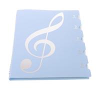 Piano Sheet Music Folder and Index Tabs A4 with Dual Spiral Binding