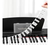 Piano Sheet Music Stickers, Piano Keyboard, Piano Keyboard Note Stickers, Removable Piano Keyboard Note Labels, Piano Keys for Children, Beginners, Piano Learning, Keyboard Note Stickers for 37/49/54