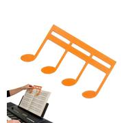 Piano Sheets Music Holder - 3D Printed Note Design Clamp,Music Book Clip Holds Sheets Open - for Pianists Players Keyboard Cookbook Practice Reading Cooking Concert Performance