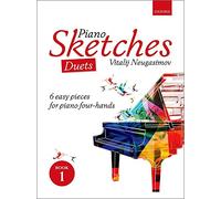 Piano Sketches Duets Book 1: 6 easy pieces for piano four-hands