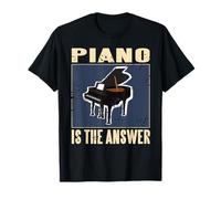 Piano Solves Every Problem in Life Including Hard Questions T-Shirt