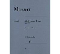 Piano Sonata D major KV 576 piano Mozart G. Henle Verlag Paperback