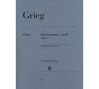 Piano Sonata e minor op. 7 - piano - (HN 604): Instrumentation: Piano solo