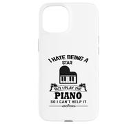 Piano Star Energy with a Reluctant Spotlight Vibe Case for iPhone 15