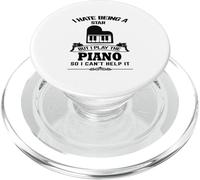 Piano Star Energy with a Reluctant Spotlight Vibe PopSockets PopGrip for MagSafe