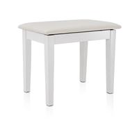 Piano Stool with Storage by Gear4music White