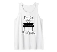 Piano Student Love Lessons Funny New Piano Training Pianist Tank Top