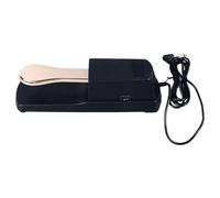 Piano Sustain Pedal Electronic Keyboard Support Pedal Universal Foot Damper with Polarity Switch for Digital Pianos (Gold)
