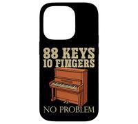 Piano Teacher Pianist 88 Keys 10 Fingers No Problem Case for iPhone 14 Pro