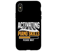 Piano Teacher Pianist Activating Piano Skills Please Wait Case for iPhone X/XS
