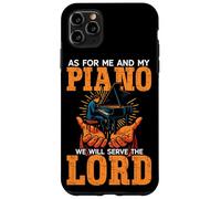 Piano Teacher Pianist Faith Christian Cross As For Me And My Case for iPhone 11 Pro Max