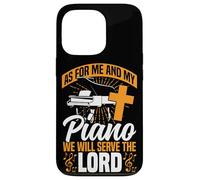 Piano Teacher Pianist Faith Christian Cross As For Me And My Case for iPhone 13 Pro