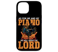 Piano Teacher Pianist Faith Christian Cross As For Me And My Case for iPhone 14