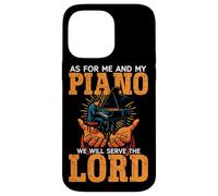 Piano Teacher Pianist Faith Christian Cross As For Me And My Case for iPhone 14 Pro Max