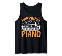 Piano Teacher Pianist Happiness Is Playing The Piano Tank Top