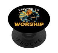 Piano Teacher Pianist Jesus Christian Faith Created To PopSockets Adhesive PopGrip