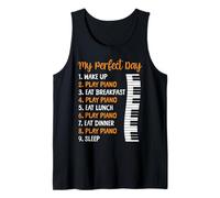 Piano Teacher Pianist Perfect Day My Perfect Day 1. Wake Up Tank Top