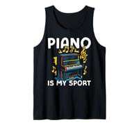 Piano Teacher Pianist Piano Is My Sport Tank Top