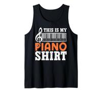 Piano Teacher Pianist This Is My Piano Shirt Tank Top