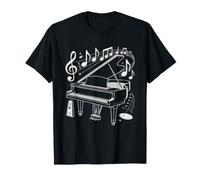 Piano Teacher Who Lives Student Mastering Scale Scales T-Shirt