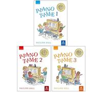 Piano Time Series 1-3 Books Collection Set By Pauline Hall