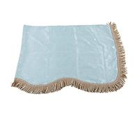 Piano Top Cover, Dust Proof Cloth Multifunctional Scratch Resistant UV Protection Good Elasticity with Tassels for 88 Key Electronic Pianos(blue)
