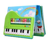 Piano Toy Book Educational Recording Function Kids Gift Toddler Musical Toy with Light Keys for 3 Years Old Above