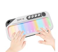 Piano Toy Mini Portable Learning Light Up Keyboard Kids Travel Birthday