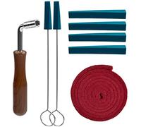 Piano Tuner Tool, Sopito 8pcs Professional Piano Tuning Kit Including Tuning Wrench Hammer, Temperament Strip, Mute Kit, DIY Fixing Set