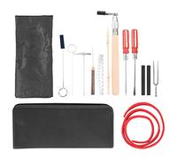 Piano Tuning Hammer and Tool Kit, Professional Piano Tuning Tool Set with Measuring Ruler, Stop Belt, Soundproof Fork, Tuning Wrench, Screwdrivers & Storage Bag for Pianists and