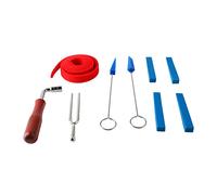 Piano Tuning Kit, Piano Tuning Tool Set Comfortable Grip Effective Stainless Steel Wrench for Repair