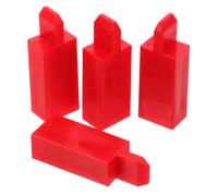 Piano Tuning Plugs 4pcs Red Plastic Repair Tool Set | 3.4-3.7mm Hole Sizes, Accurate Tuning for Technicians and Musicians, Emergency Fixes and Urgent Repairs