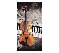 Piano Violin Music Notes Beach Towels Extra Large, Quick Dry Absorbent Multipurpose, Oversized Beach Towel, Sand Free Foldable Lightweight, Travel Towel, For Beach Pool Camping Travel Vacation, 63x31.