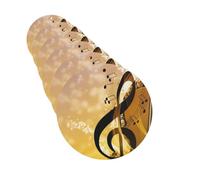 Piano Violin Music Notes Car Air Fresheners 6 Pcs Funny Hanging Car Air Fresheners Cute Long Lasting Scented Mirror Hanging Decoration Ornaments Gift Auto Interior Decor For Men Women Round Shape