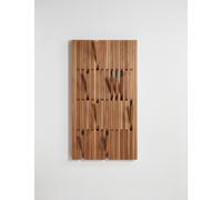 Piano wall coat rack large Teak PER/USE - PER USE PIANO L TEAK