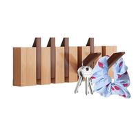 Piano Wall Coat Rack - Wooden Hooks, Panel Design, Musically Inspired Wall Structure, Storage Arrangement with Multiple Hooks, Decorative Mounted Frame | Ideal as an Organiser Cloth for the Eing