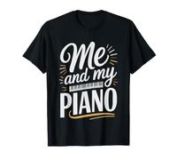 Piano Will Serve Lord Scripture Pianist Christian Faith T-Shirt